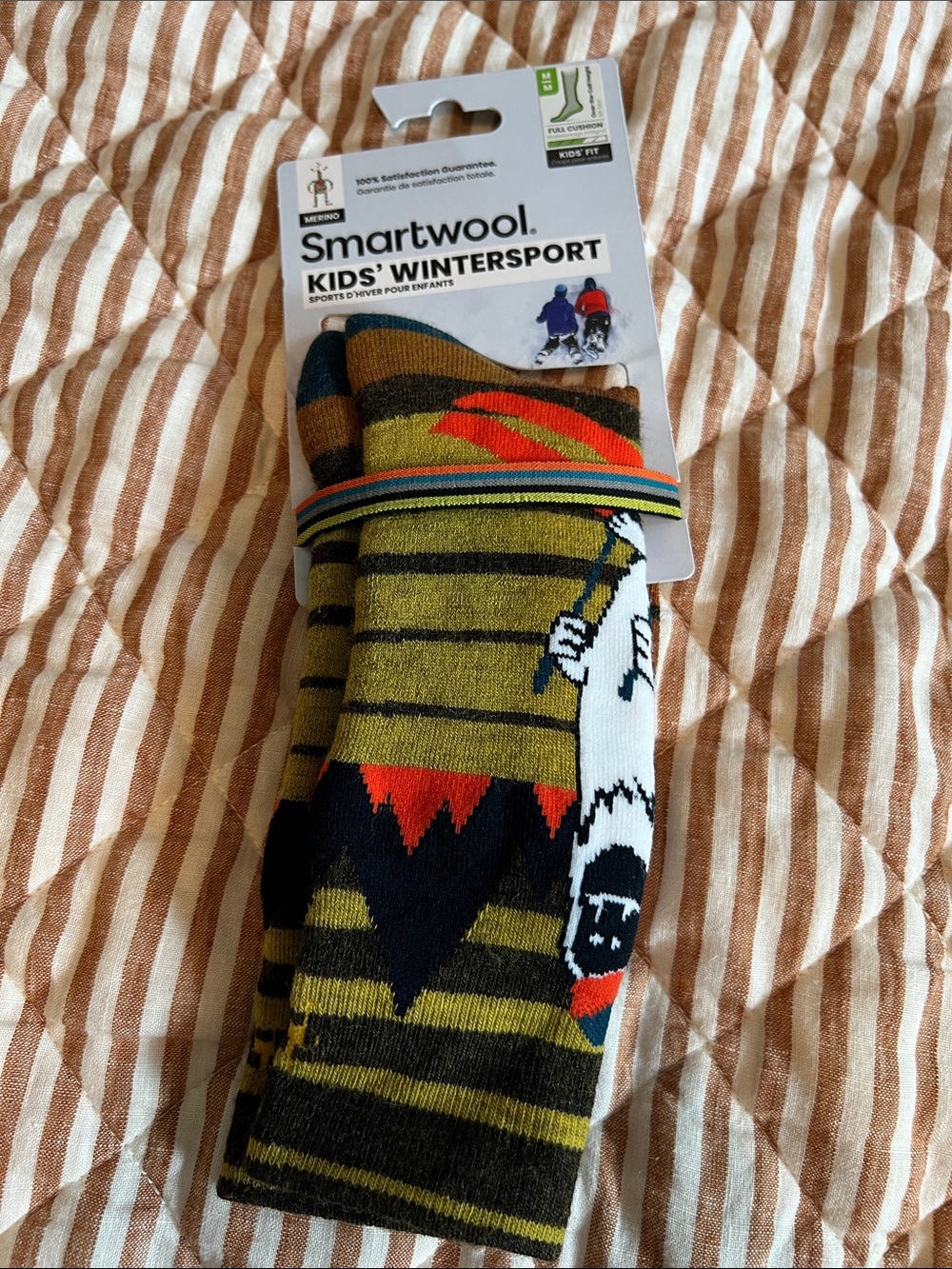 Smartwool Kids' Wintersport Over The Calf Wool Socks Size M